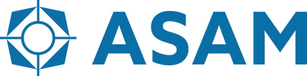 Logo of the American Society of Addiction Medicine (ASAM).