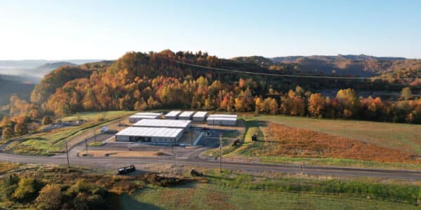 Aerial image of the Wildwood Recovery Center in Dickenson County, Virginia.