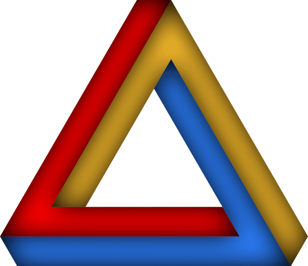 Graphic of a triangle illustrating the three legs of the Collaborative Care Model for addiction treatment.