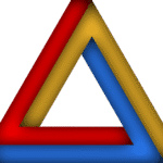 Graphic of a triangle illustrating the three legs of the Collaborative Care Model for addiction treatment.