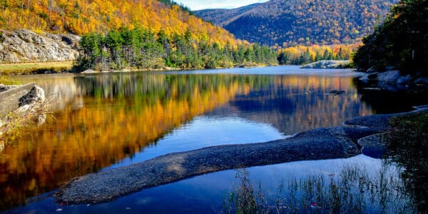 Photo of Beaver Pond in the White Mountains of New Hampshire.