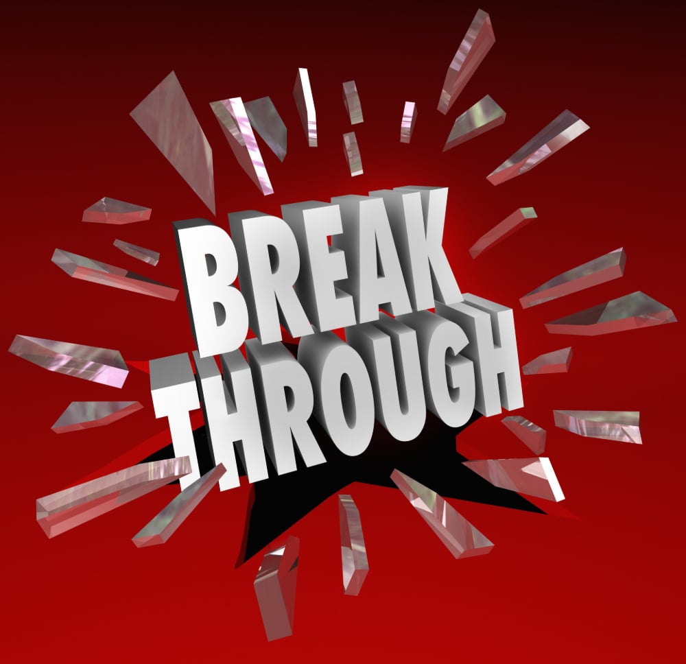 Display text reading "Break Through"