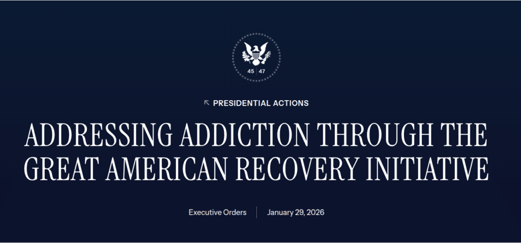 Executive order creating the Great American Recovery Initiative.