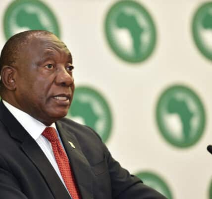Photo of Cyril Ramaphosa, President of South Africa.