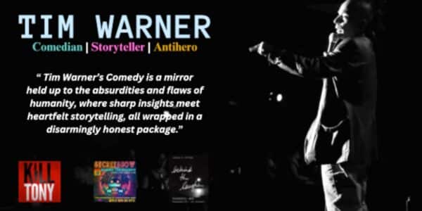 A screenshot featuring Tim Warner.