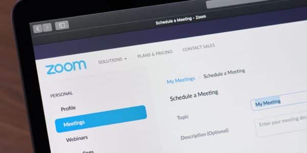 Screenshot of a Zoom meeting.