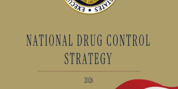 An image of the cover of the 2026 National Drug Control Strategy document.
