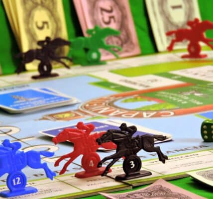 Horse-racing board game