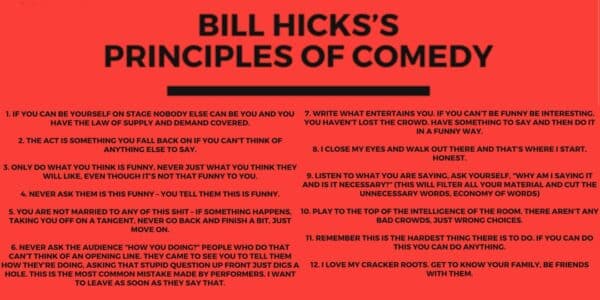A comedian Bill Hick's quote.