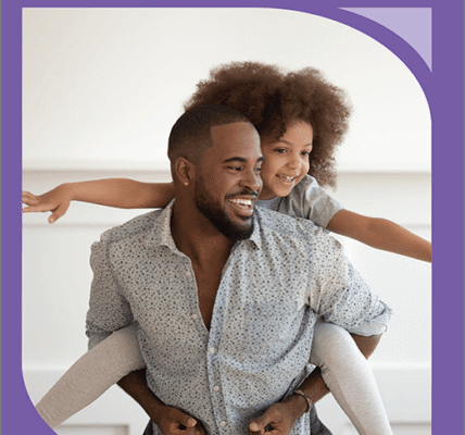 Cover of the pamphlet, "Healthy Ways to Manage Stress and Live Well," by the American Academy of Pediatrics.